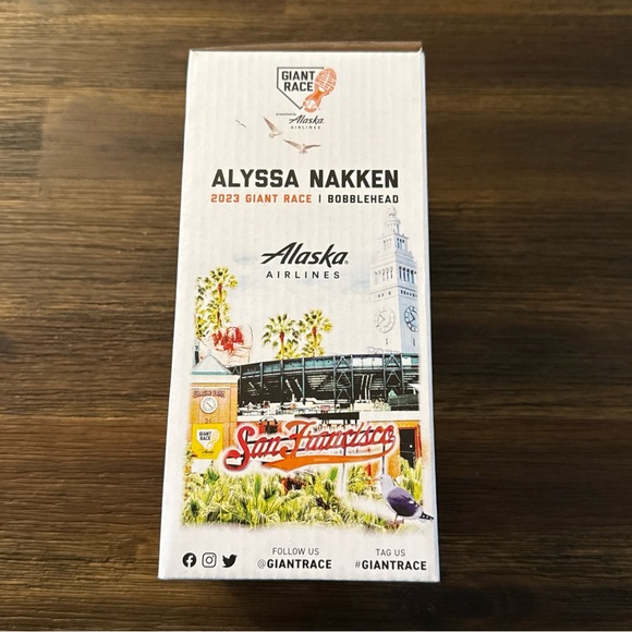San Francisco Giants MLB Baseball 2023 Giants Race Alyssa Nakken Bobblehead - Picture 15 of 16